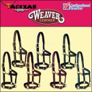 WEAVER PADDED ADJUSTABLE CHIN AND THROAT SNAP HALTER SMALL HORSE