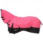 78" TOUGH-1 600D WATERPROOF POLY HORSE FULL NECK TURNOUT BLANKET PINK
