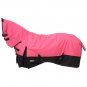 78" TOUGH-1 600D WATERPROOF POLY HORSE FULL NECK TURNOUT BLANKET PINK