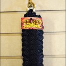 BLACK WESTERN SHOW TACK HORSE BRAIDED POLYPROPYLENE LEAD ROPE