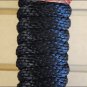 BLACK WESTERN SHOW TACK HORSE BRAIDED POLYPROPYLENE LEAD ROPE