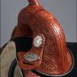 T01ZM-F CLASSIC HILASON TREELESS WESTERN TRAIL BARREL RACING LEATHER SADDLE 14"