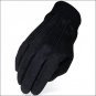 10 SIZE HERITAGE SUEDE LEATHER WINTER HORSE RIDING EQUESTRIAN GLOVE BLACK