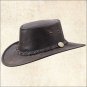 BARMAH STONEWASH ROO HAT FOLDABLE KANGAROO LEATHER AUSTRALIA HICKORYSTONE