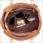 AMERICAN WEST LEATHER AMBER WAVES LADIES ZIP TOP TOTE SHOULDER HAND BAG PURSE