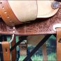 OS102-F WESTERN BARREL RACING TRAIL SADDLE 14" W/ HEADSTALL & BREAST COLLAR SET