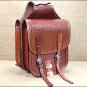 BG106F- HILASON WESTERN LEATHER COWBOY TRAIL RIDE HORSE SADDLE BAG