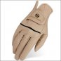 10 SIZE HERITAGE LEATHER PREMIER SHOW HORSE RIDING EQUESTRIAN GLOVE BEIGE