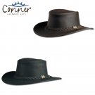 CONNER HANDMADE BC HATS BUSH WALKER STEER HEAD OILY AUSTRALIAN LEATHER HAT