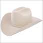 7 5/8 STETSON BONE OAK RIDGE WESTERN BUCKLE  COWBOY 2X FELT BLEND HATS BONE