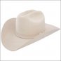 7 5/8 STETSON BONE OAK RIDGE WESTERN BUCKLE  COWBOY 2X FELT BLEND HATS BONE