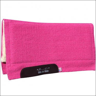 PROFESSIONAL CHOICE COMFORT FIT SMX AIR RIDE HORSE FELT SADDLE PAD RASPBERRY