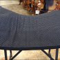 HILASON BLACK PRO SERIES CONTOURED 32IN x 32IN TACKY TACK HORSE SADDLE PAD