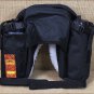 SADDLE BAGS W/BOTTLE 600D CORDURA OUTER BLACK