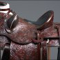 WD092WN-F HILASON BIG KING WESTERN LEATHER WADE RANCH ROPING TRAIL SADDLE 15"
