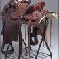 WD092WN-F HILASON BIG KING WESTERN LEATHER WADE RANCH ROPING TRAIL SADDLE 15"