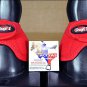 LARGE TOUGH 1 NO TURN QUICK WRAP EXTREME VENTED NEOPRENE HORSE BELL BOOTS RED