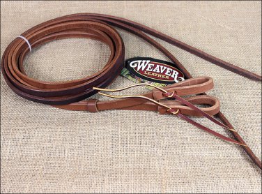 WEAVER LEATHER HORIZONS HORSE SPLIT REINS GOLDEN BROWN