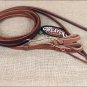 WEAVER LEATHER HORIZONS HORSE SPLIT REINS GOLDEN BROWN