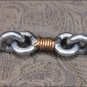 HILASON BLACK STEEL TRAINING HORSE BIT SNAFFLE MOUTH W/COPPER WIRE