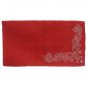 34X38 TOUGH 1 WOOL SADDLE BLANKET WITH DESIGNER DOTS RED