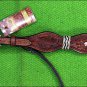 HILASON WESTERN LEATHER RAWHIDE BRAIDED HORSE HEADSTALL MAHOGANY