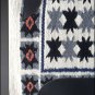 MADEINUSA 345-F HILASON WESTERN WOOL SHOCK BUSTER SADDLE BLANKET PAD GREY BLACK