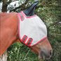 REINSMAN SOFT TRIM ADJUSTABLE ELASTIC HORSE FLY MASK WITH EARS