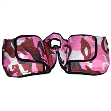HILASON WESTERN TACK HORSE CAMO HORN BAG CAMOUFLAGE PINK