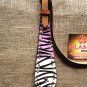 HILASON WESTERN ZEBRA LEATHER HORSE BRIDLE HEADSTALL  PINK