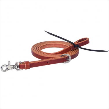 5/8" X 8' WEAVER SKIRTING LEATHER HORSE  QUICK CHANGE ROPER REINS CHESTNUT