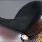 TO106ADB-F HILASON TREELESS WESTERN LEATHER TRAIL BARREL RACING SADDLE 17"