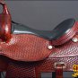DF101MRED-F HILASON WESTERN DRAFT HORSE TRAIL RIDING ENDURANCE SADDLE 16"
