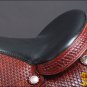 DF101MRED-F HILASON WESTERN DRAFT HORSE TRAIL RIDING ENDURANCE SADDLE 16"