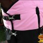 84" HILASON 1200D WINTER WATERPROOF 400GSM POLY TURNOUT HORSE BLANKET PINK