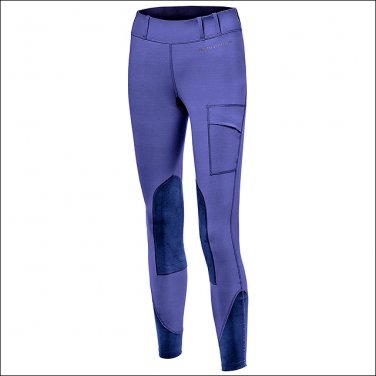 X SMALL NOBLE OUTFITTERS LADIES BALANCE RIDING STRETCH FABRIC TIGHT PERIWINKLE
