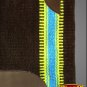 MADE N USA F294 HILASON WESTERN WOOL SHOCK BUSTER SADDLE BLANKET PAD BLACK GREEN