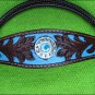 F06 HILASON WESTERN LEATHER HORSE BRIDLE HEADSTALL BROWN TURQUOISE BLING CONCHO