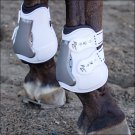 PROFESSIONAL CHOICE PRO OPEN REAR HORSE TENDON BOOTS W/ TPU FASTENERS WHITE