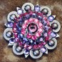 CN134F- 1 PINK PURPLE RHINESTONES BERRY CONCHO HEADSTALL SADDLE TACK COWGIRL