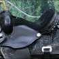 TT204BK-F HILASON FLEX-TREE BARREL RACING TRAIL RIDING HORSE WESTERN SADDLE 17"
