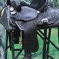 TT204BK-F HILASON FLEX-TREE BARREL RACING TRAIL RIDING HORSE WESTERN SADDLE 17"