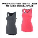 NOBLE OUTFITTTERS STRETCH LADIES TOP KAHLA RACER BACK TANK