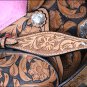 HILASON WESTERN LEATHER BARREL RACING TRAIL SADDLE W/ HEADSTALL BREAST COLLAR 15