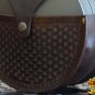 BG153WL HILASON BROWN TOP GRAIN LEATHER BASKET WEAVE 2 QUART CANTEEN HOLSTER BAG