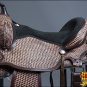 TT201RO-F HILASON LEATHER WESTERN FLEX-TREE TRAIL PLEASURE HORSE SADDLE 15"