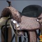 TT201RO-F HILASON LEATHER WESTERN FLEX-TREE TRAIL PLEASURE HORSE SADDLE 15"