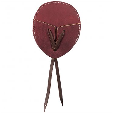 WEAVER STRING SOFT BURGUNDY LATIGO LEATHER FLEECE LINING PAIR CINCH GUARD