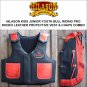 809F HILASON KIDS JUNIOR YOUTH BULL RIDING RODEO LEATHER PROTECTIVE VEST & CHAPS