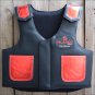 809F HILASON KIDS JUNIOR YOUTH BULL RIDING RODEO LEATHER PROTECTIVE VEST & CHAPS